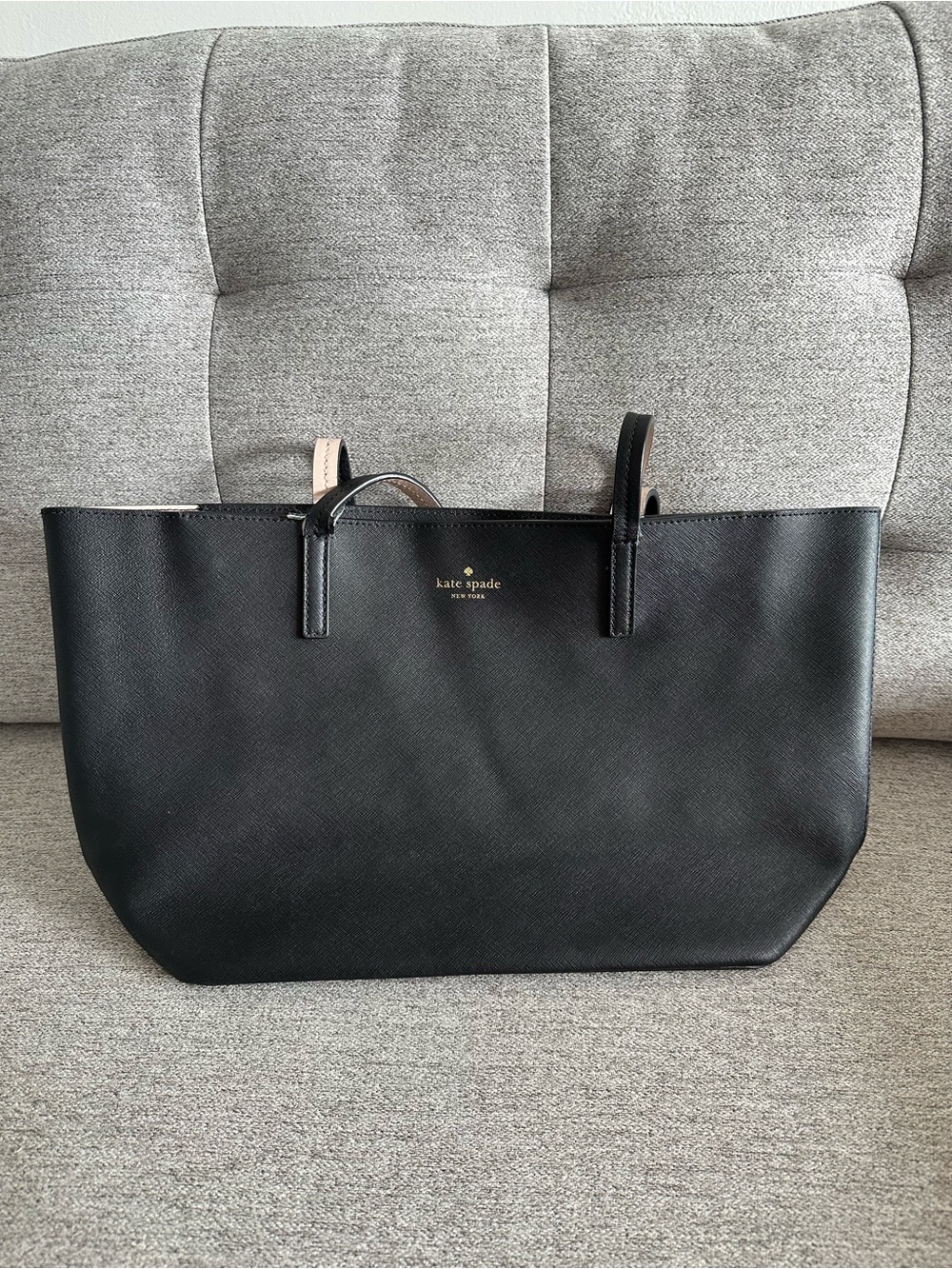 kate spade Black Leather Tote